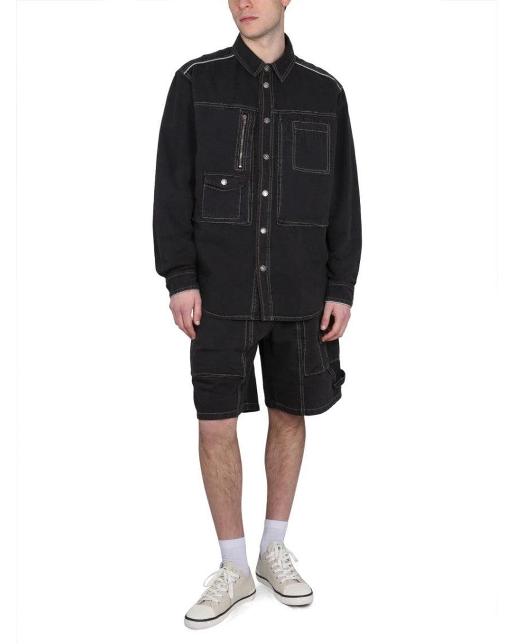 Isabel Marant Black Shirt Collar Jackets for men
