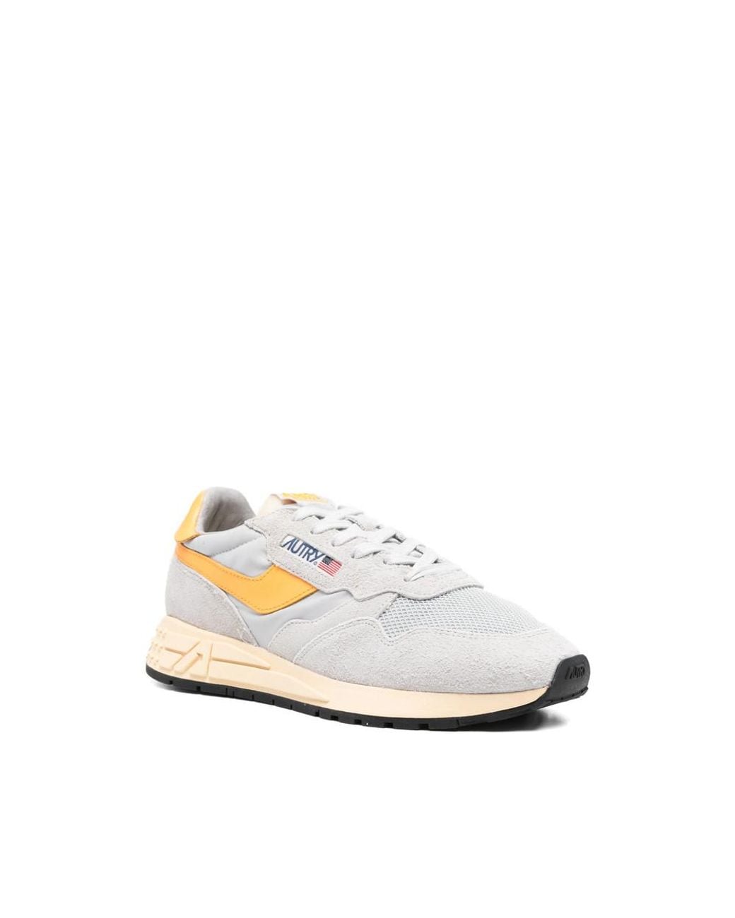 Autry White Logo Patch Sneakers for men