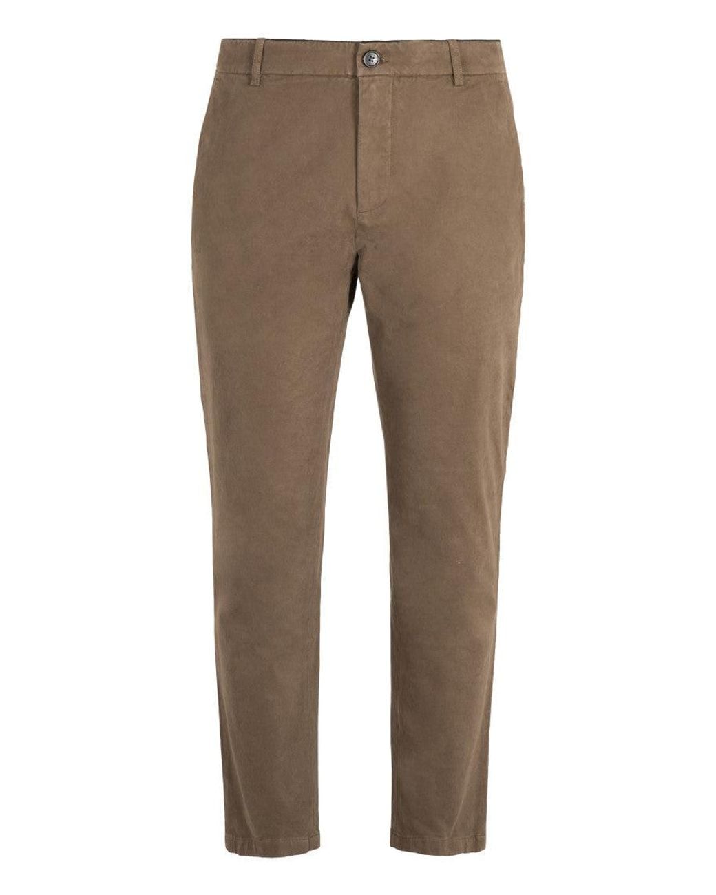 Department 5 Brown Tailored Chino Pants for men