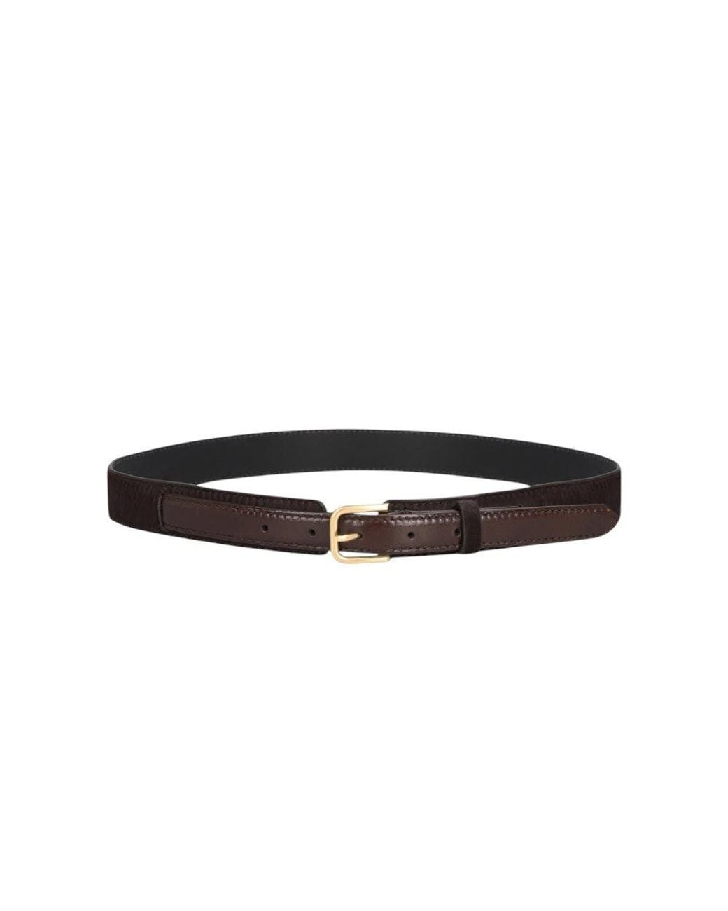 Dries Van Noten Black Logo Buckle Belt