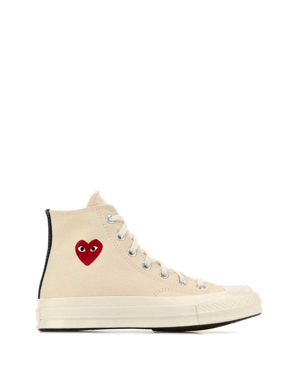 Comme des Garçons Natural Canvas Sneakers