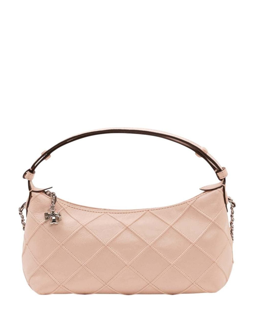 Tory Burch Brown Light Fleming Mini Shoulder Bag