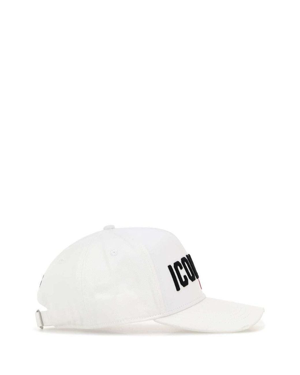 DSquared² White Solid Baseball Cap for men