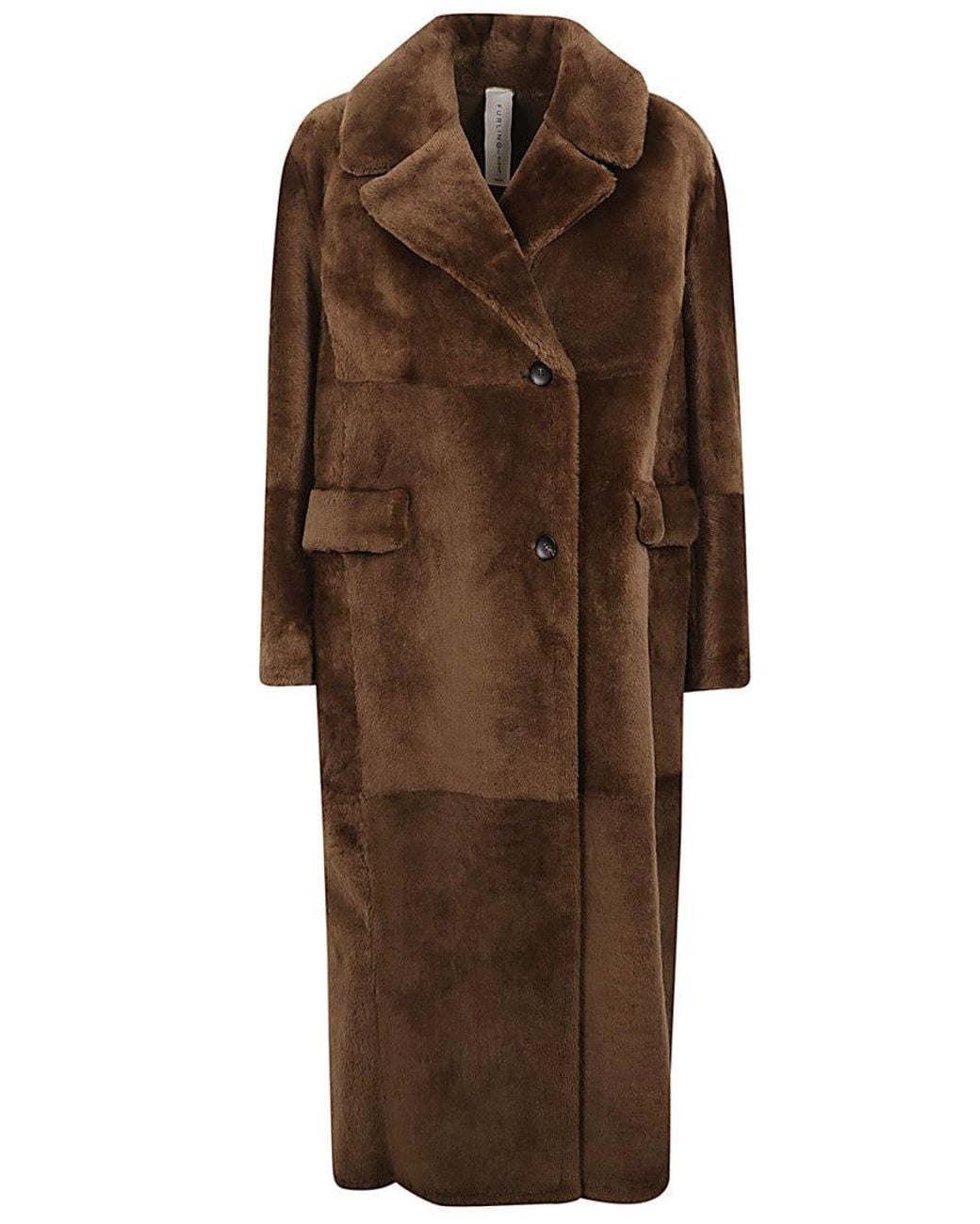 FURLING BY GIANI Brown Long Coat