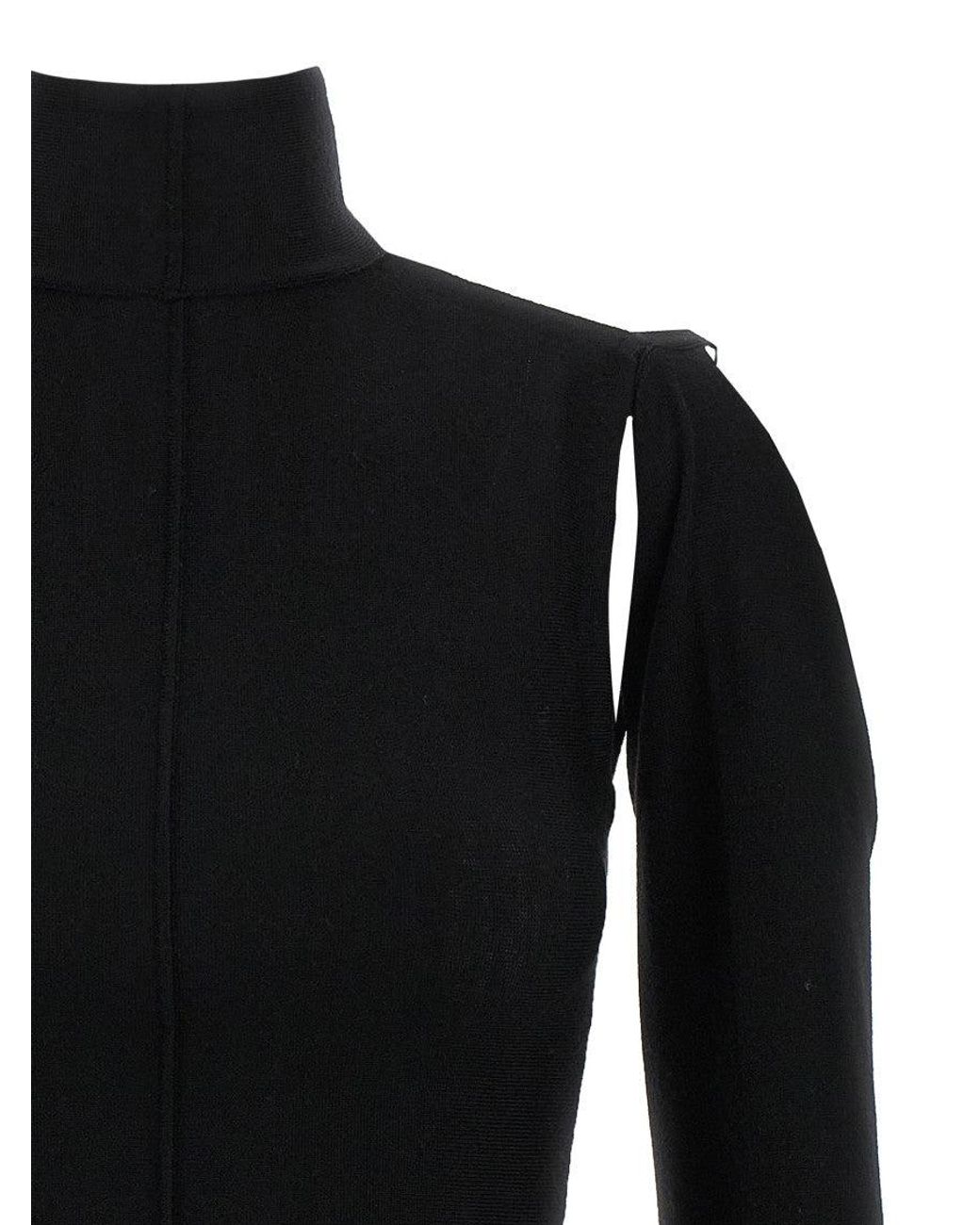 Khaite Black Highneck Top