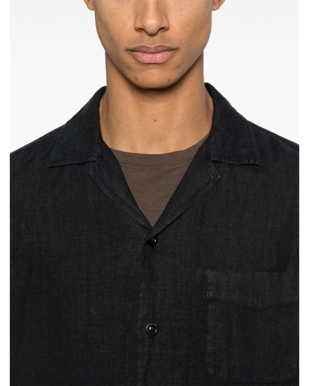 Boglioli Black Shirt With Pocket for men