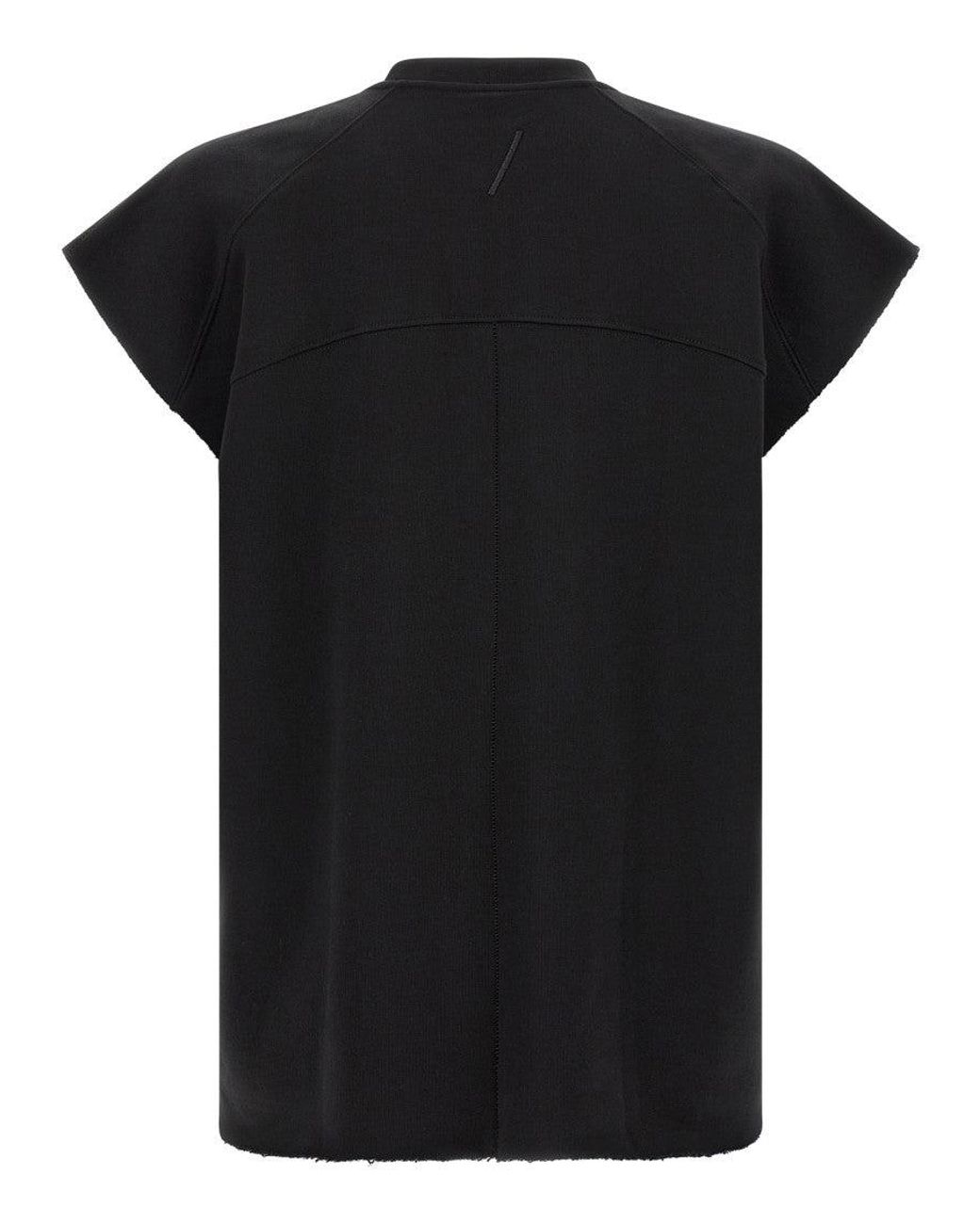 Thom Krom Black Solid Crew Neck Sweatshirt for men