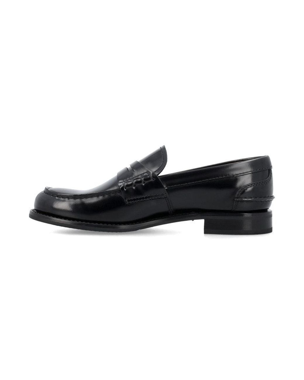 Church's Black Leather Loafers