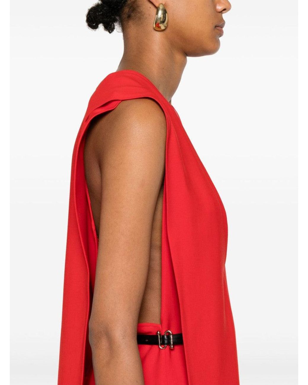 Sportmax Red Agrume Dress