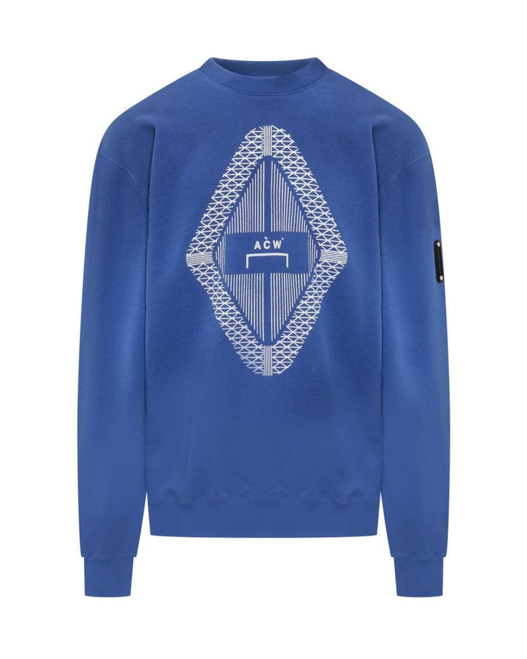 A_COLD_WALL* Blue Crew Neck Sweatshirt for men