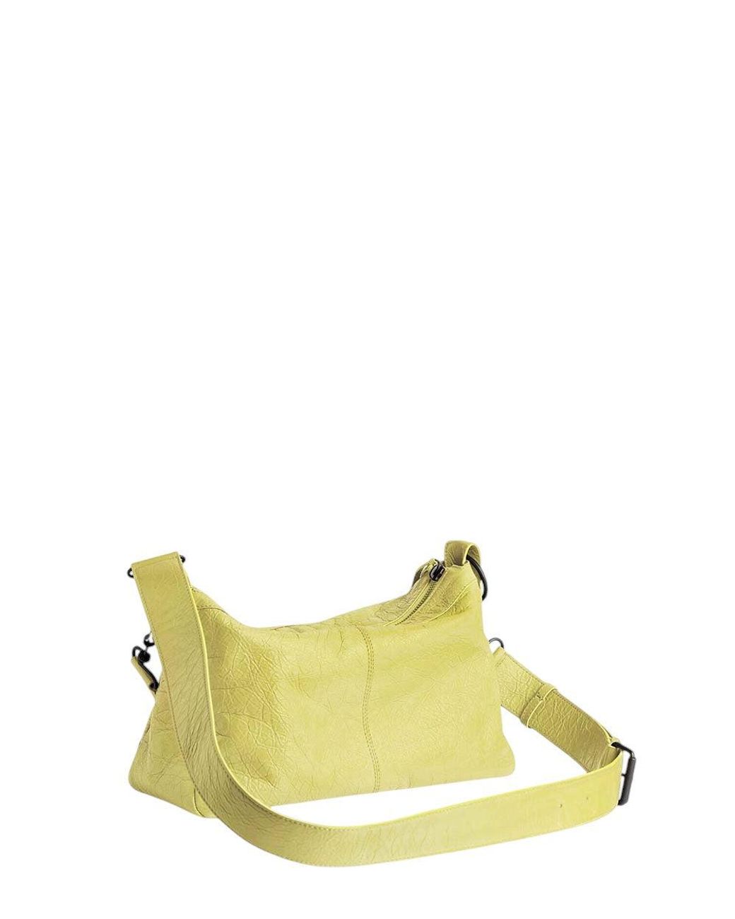 Balenciaga Metallic Le City Moto Mini Shoulder Bag