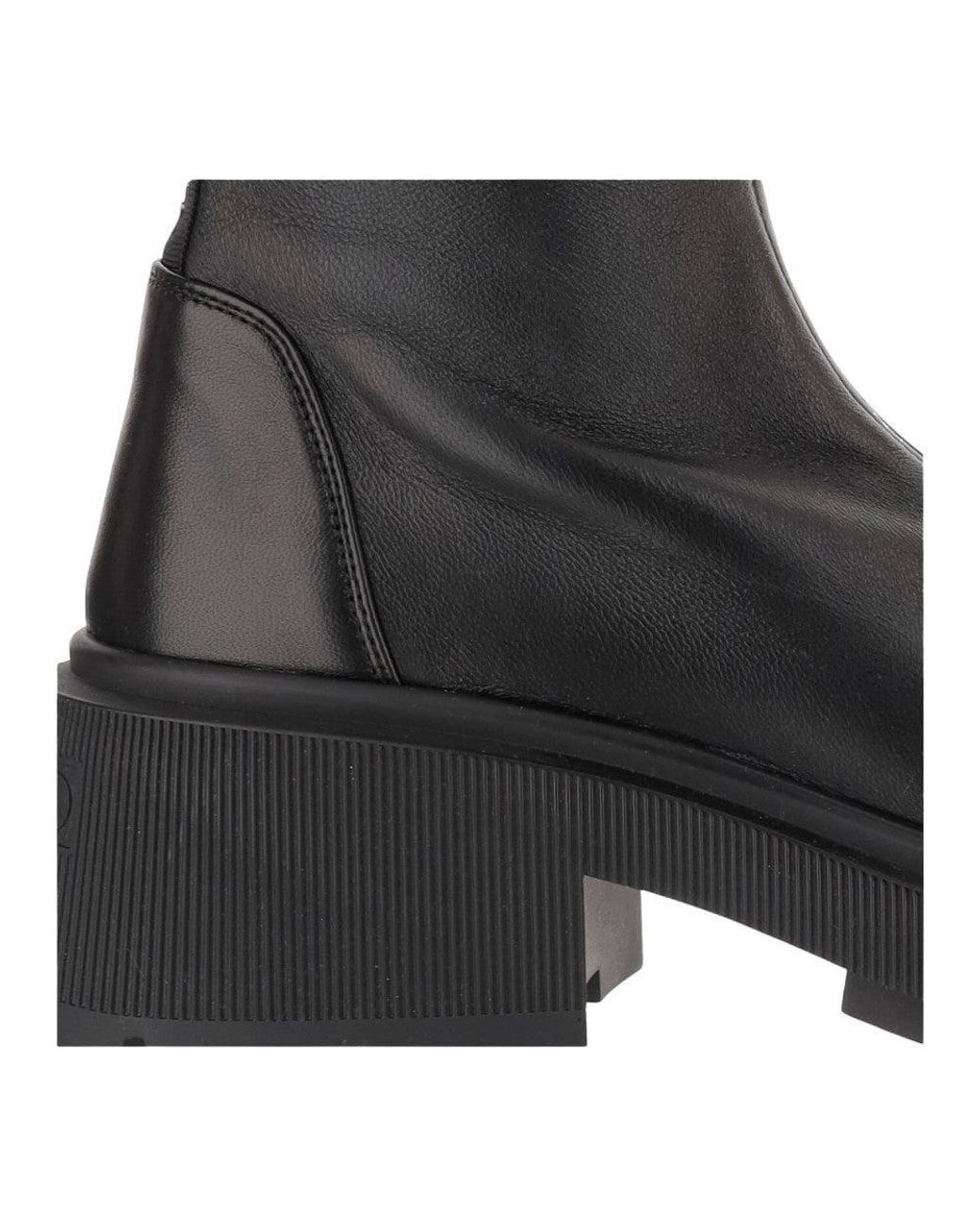 Jimmy Choo Black Zipper Boots