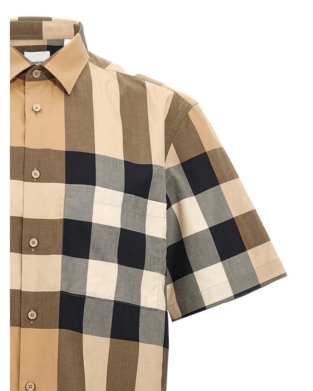 Burberry White Summerton Shirt for men