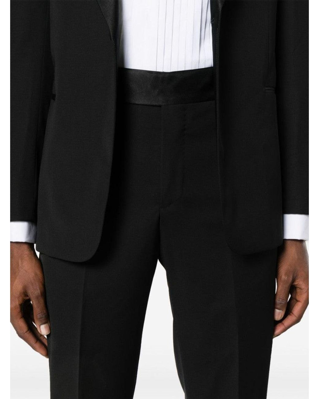 Giorgio Armani Black Wool Suit for men