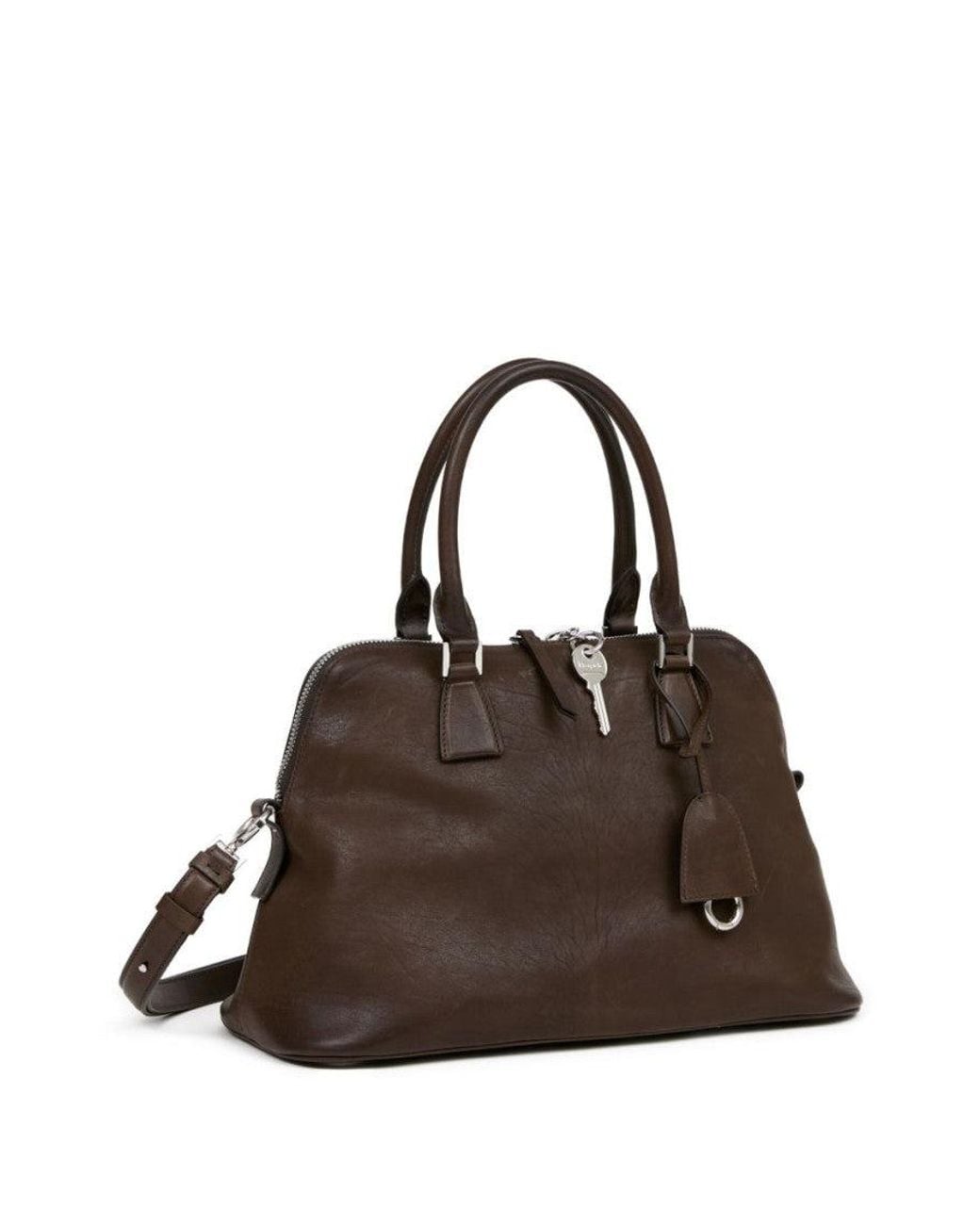 Maison Margiela Brown 5Ac Loved To Death Medium Bag