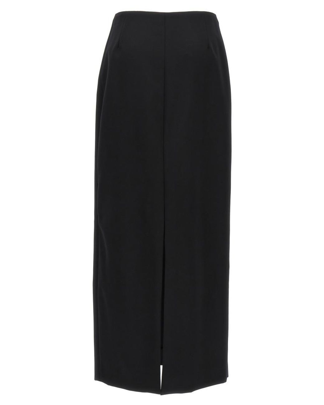 Givenchy Black Long Skirt Back Slit