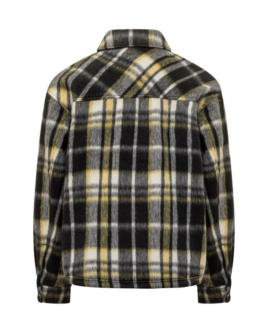 Represent Black Relaxed Checks Shirt for men