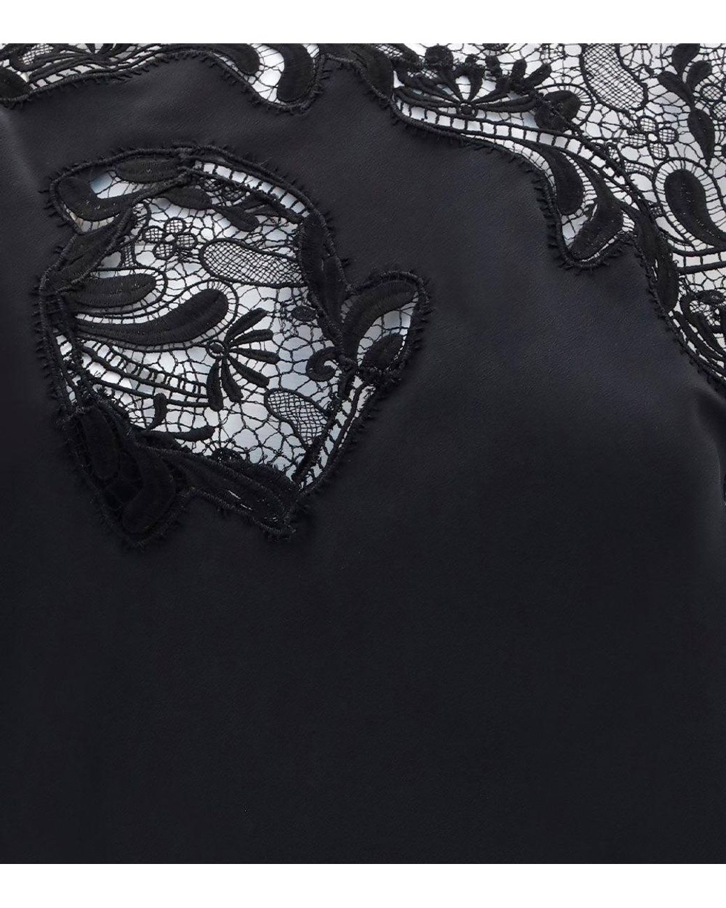 Ferragamo Black Crew Neck Full Length Dress