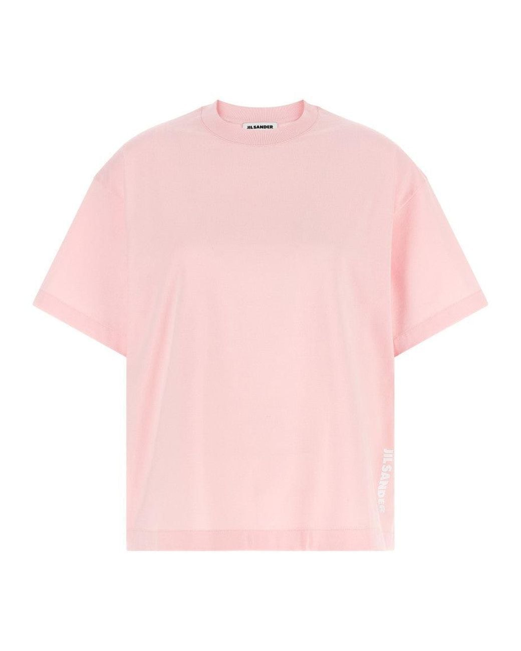 Jil Sander Pink Cotton T-Shirt