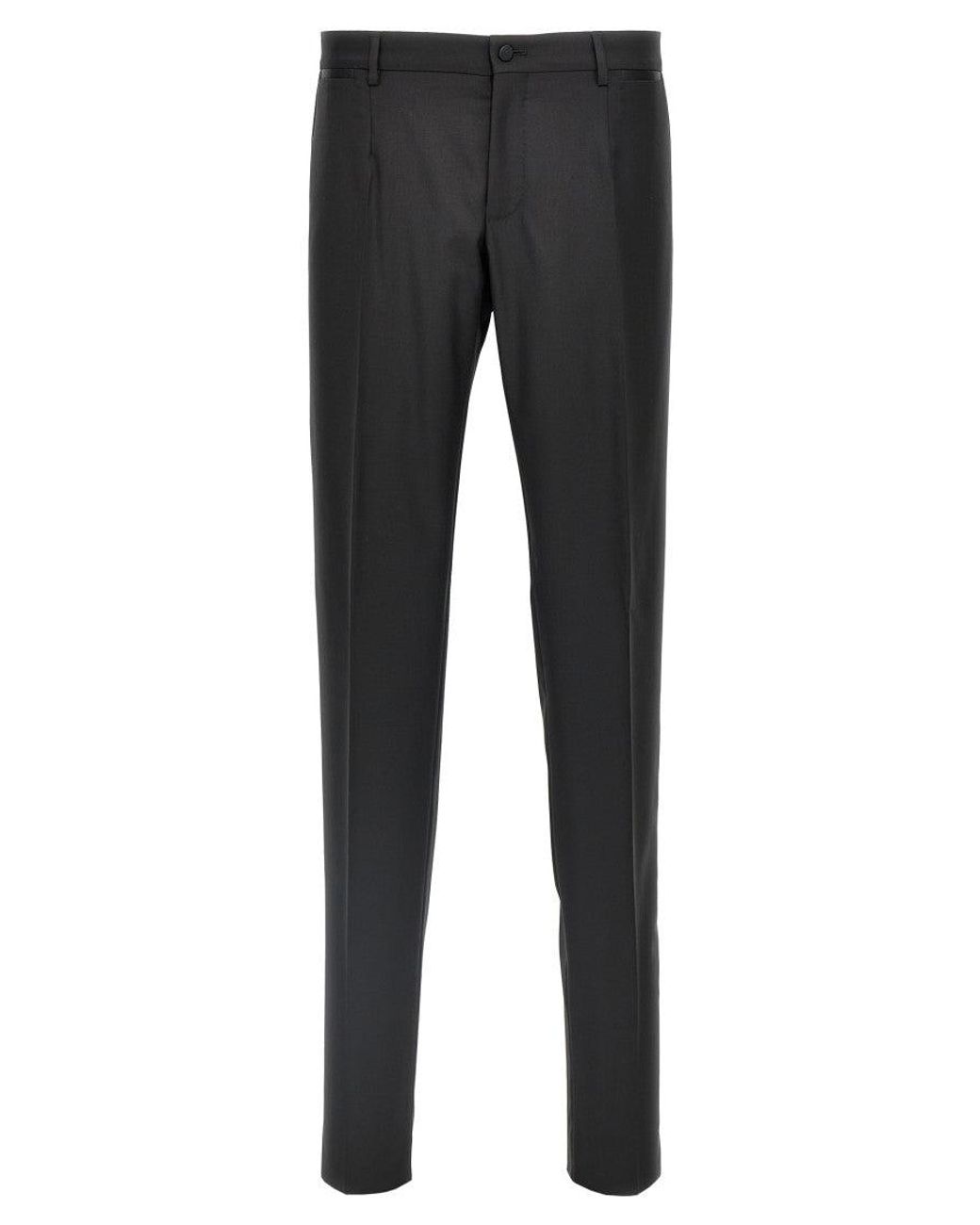 Dolce & Gabbana Black Wool Blend Suit for men