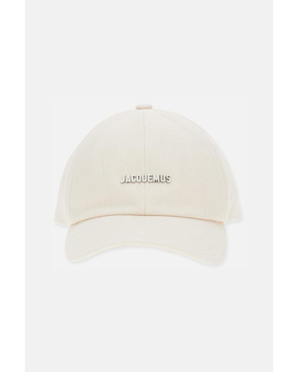 Jacquemus White Logo Baseball Hat