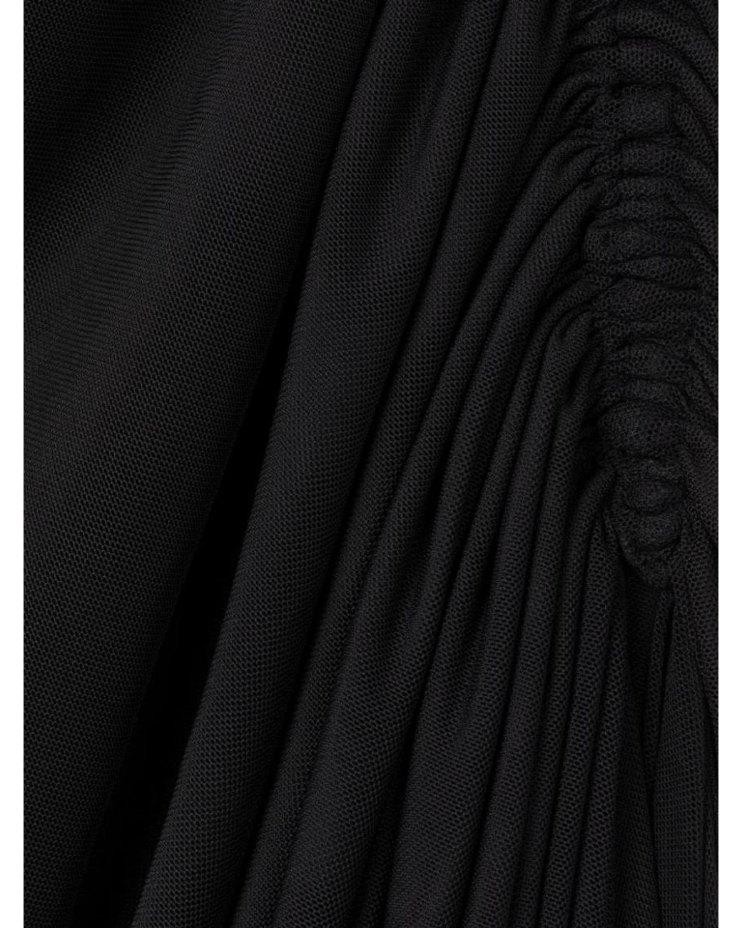 AZ FACTORY Black Side Slit Long Skirt