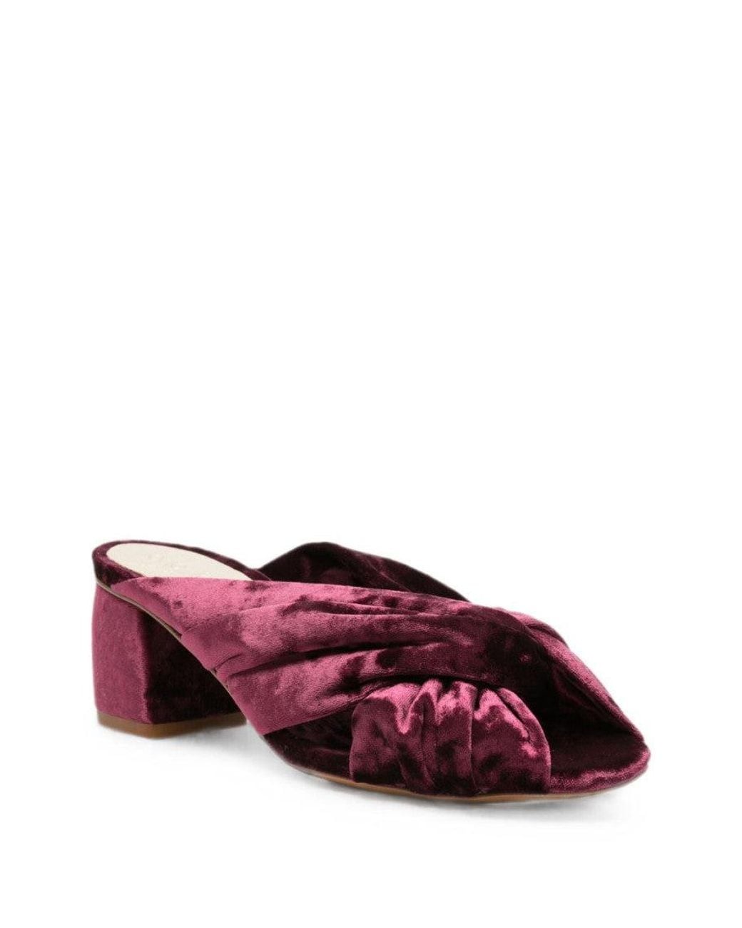 Forte_forte Purple Velvet Heels