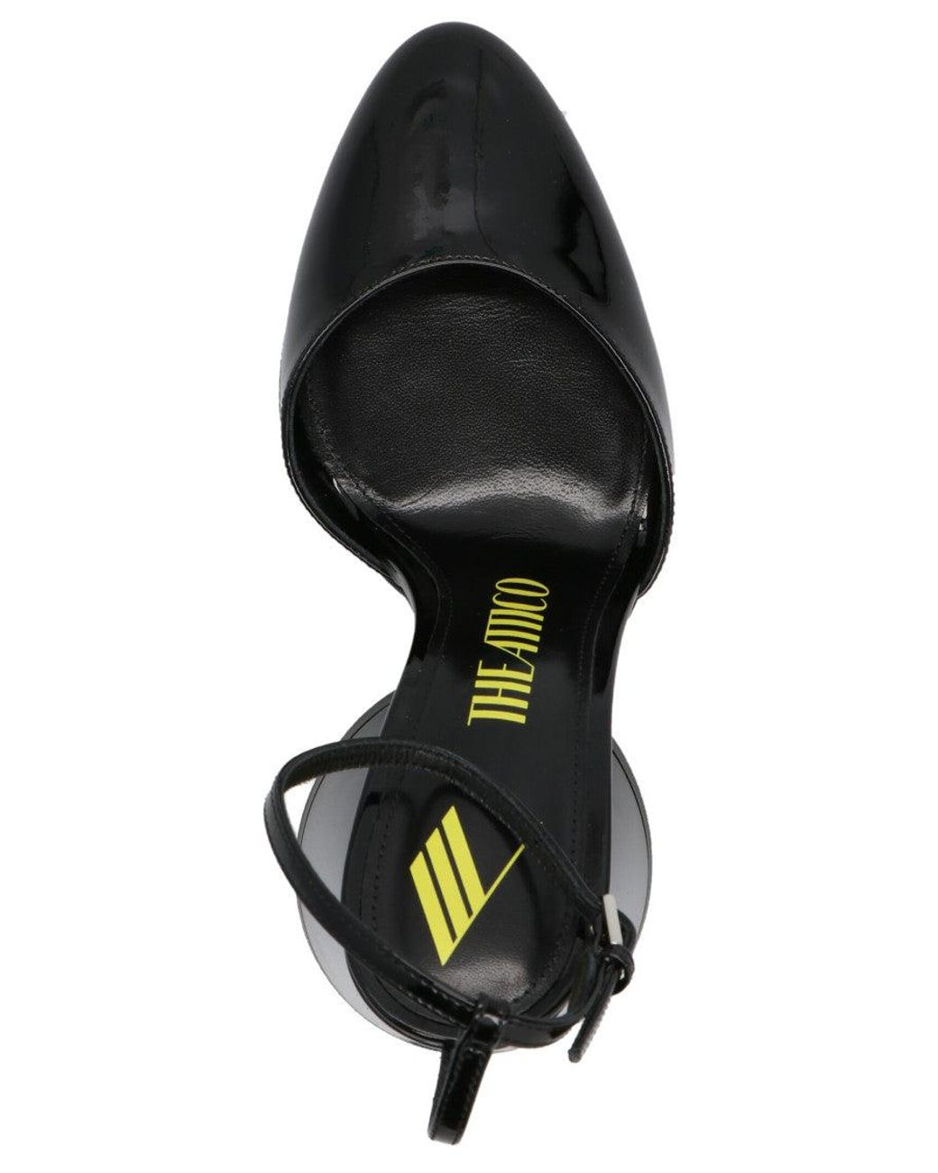 The Attico Black Pointed Toe Heels