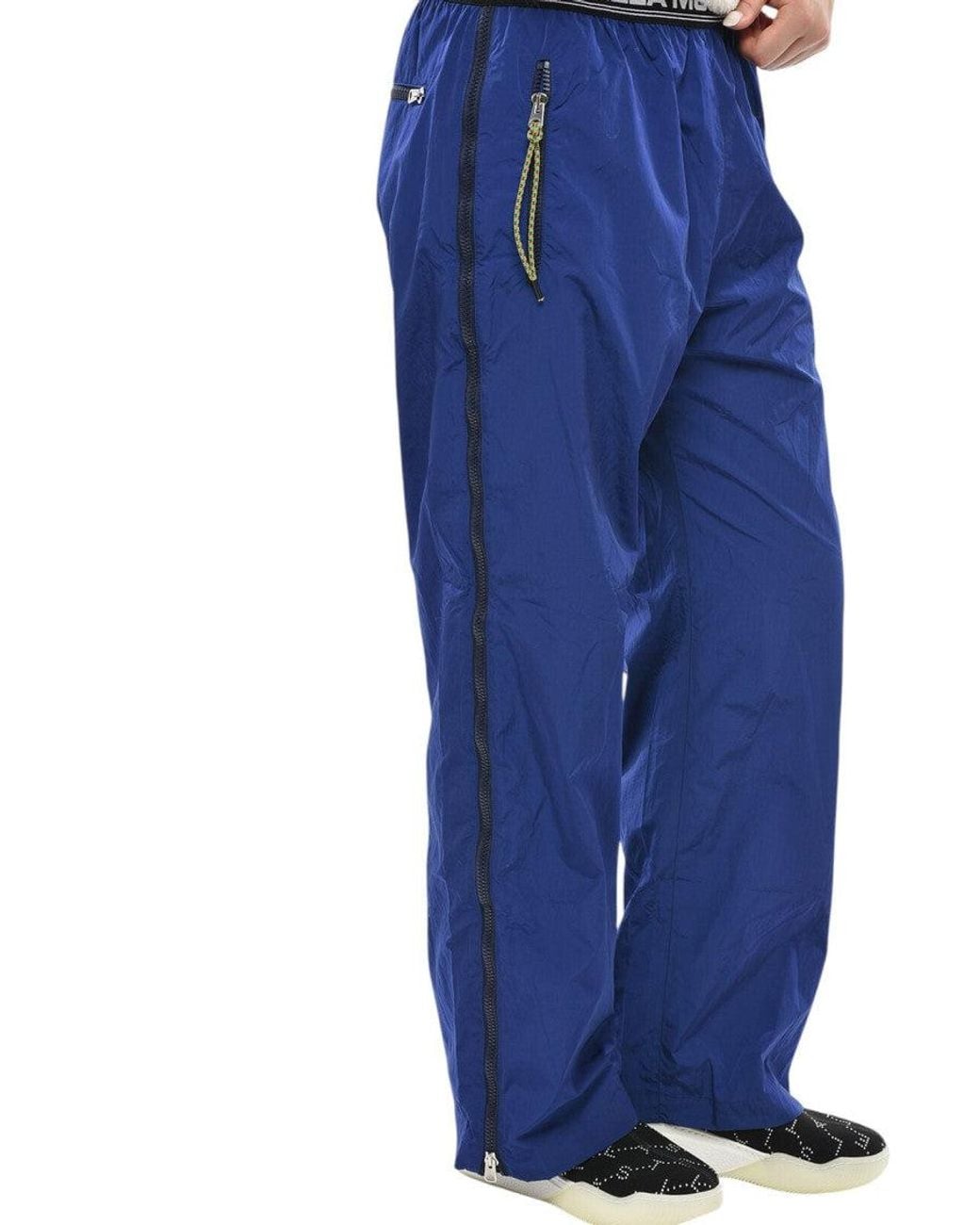 Stella McCartney Blue Relaxed Flat Front Pant