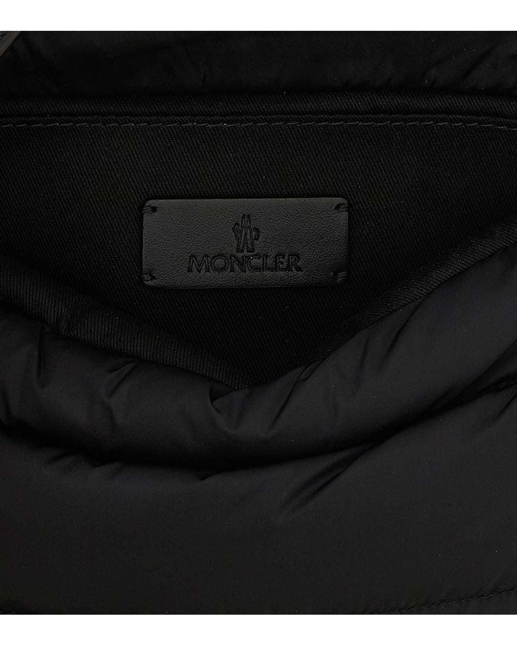 Moncler Black Caradoc Medium Shoulder Bag