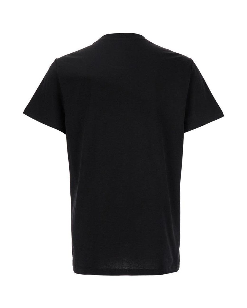 Balmain Black Vintage Gel T-Shirt for men
