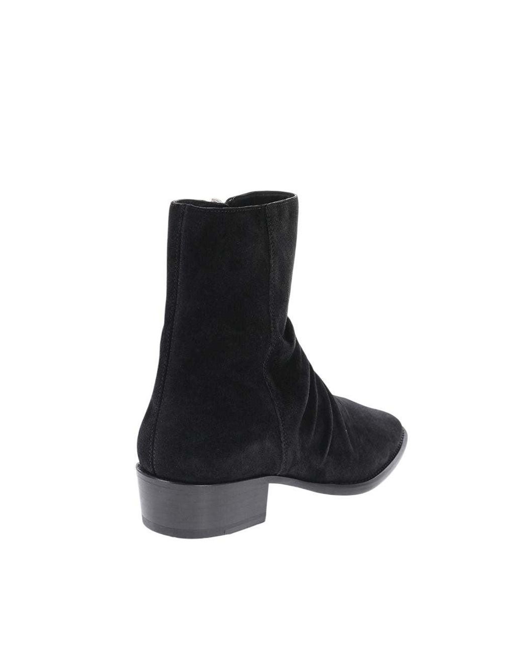 Amiri Black Suede Chelsea Boots for men