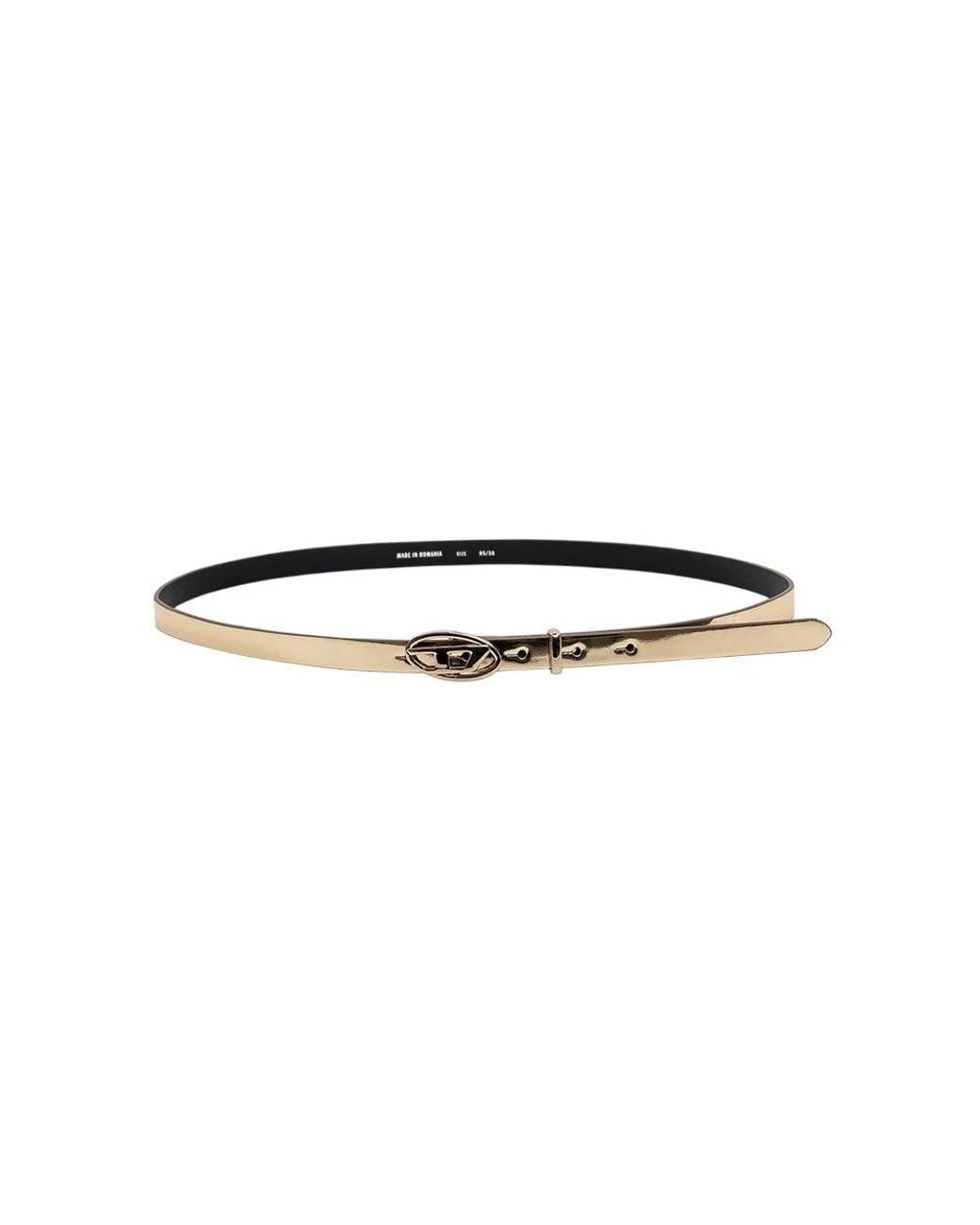 DIESEL Multicolor Logo Buckle Belt