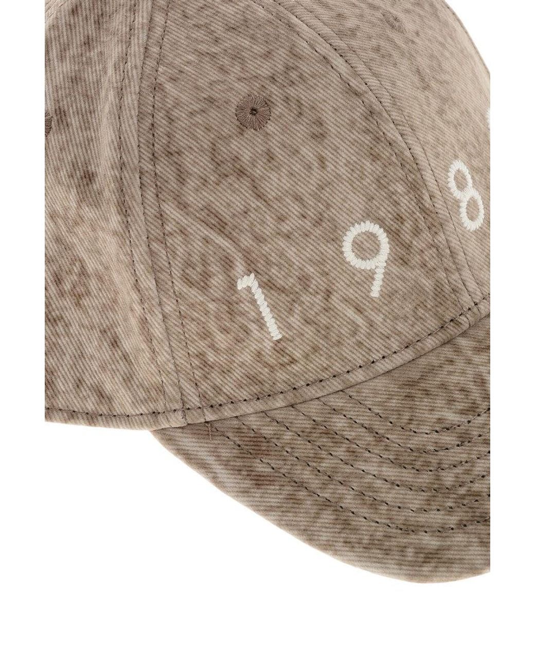 1989 STUDIO Brown Logo Baseball Cap for men