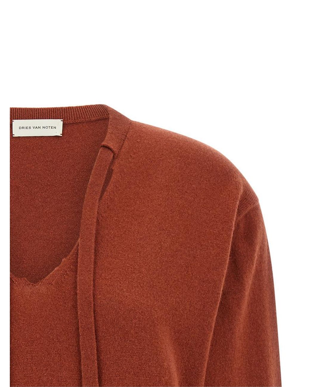 Dries Van Noten Brown 'Towie' Sweater