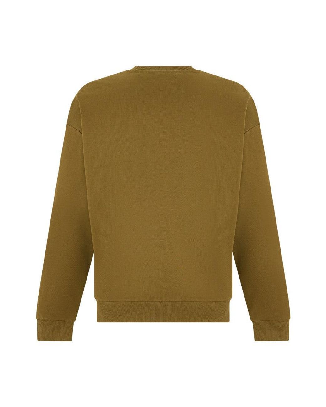 HUGO Green Crew Neck Sweatshirt for men