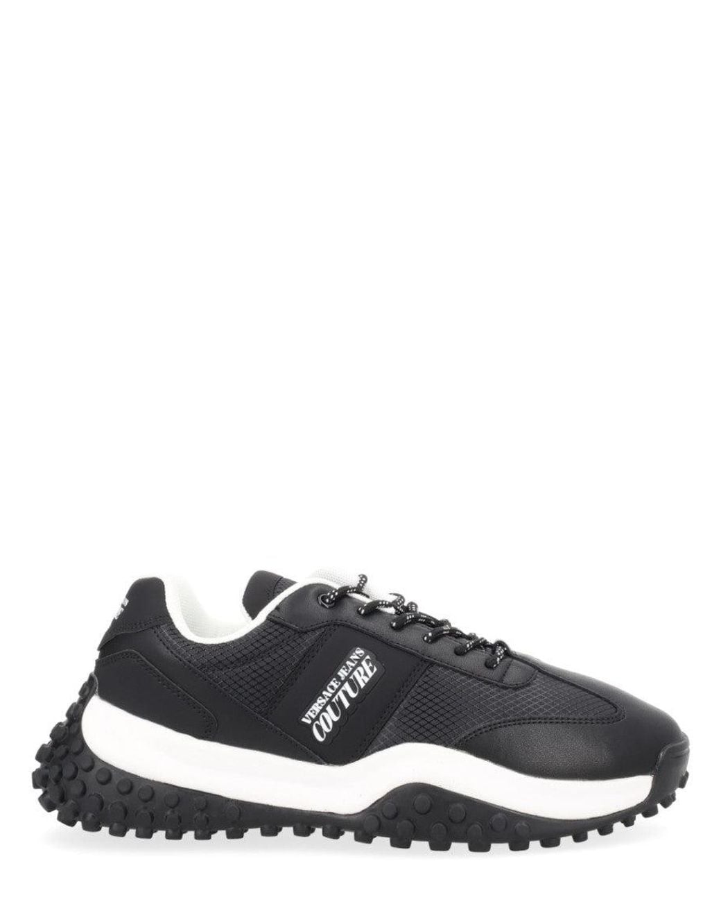 Versace Jeans Couture Black Logo Couture Sneakers for men