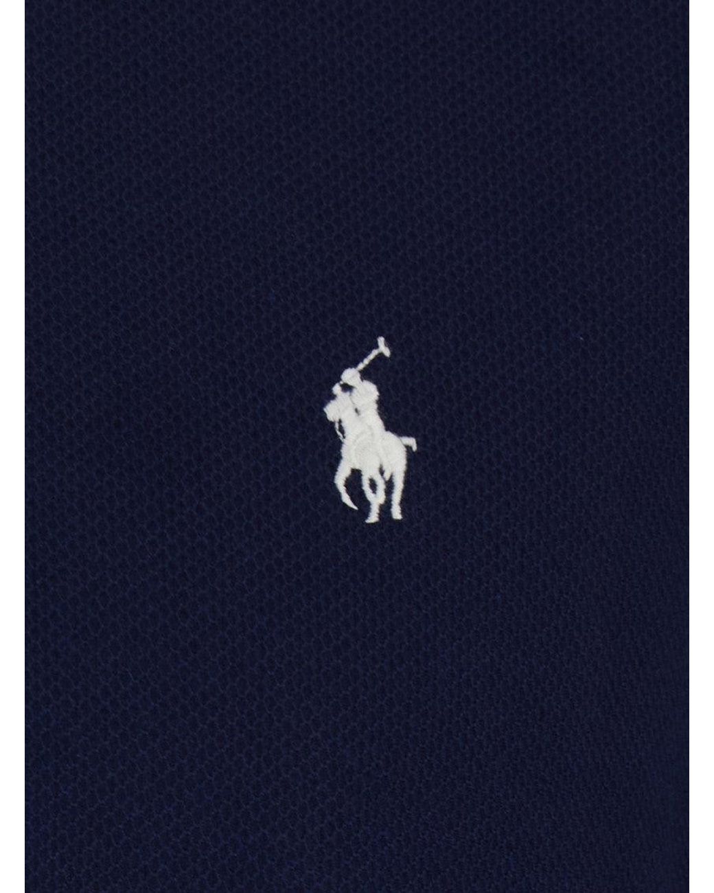 Polo Ralph Lauren Blue Polo Shirt Cotton for men