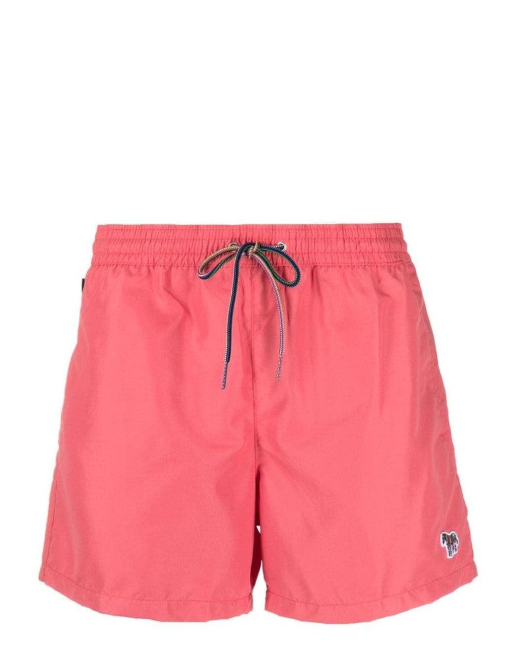 Paul Smith Pink Logo Swim Shorts for men
