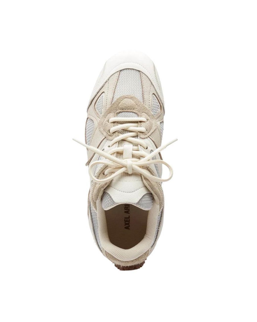 Axel Arigato White Low-Profile Sneakers With Leather And Suede Panels for men