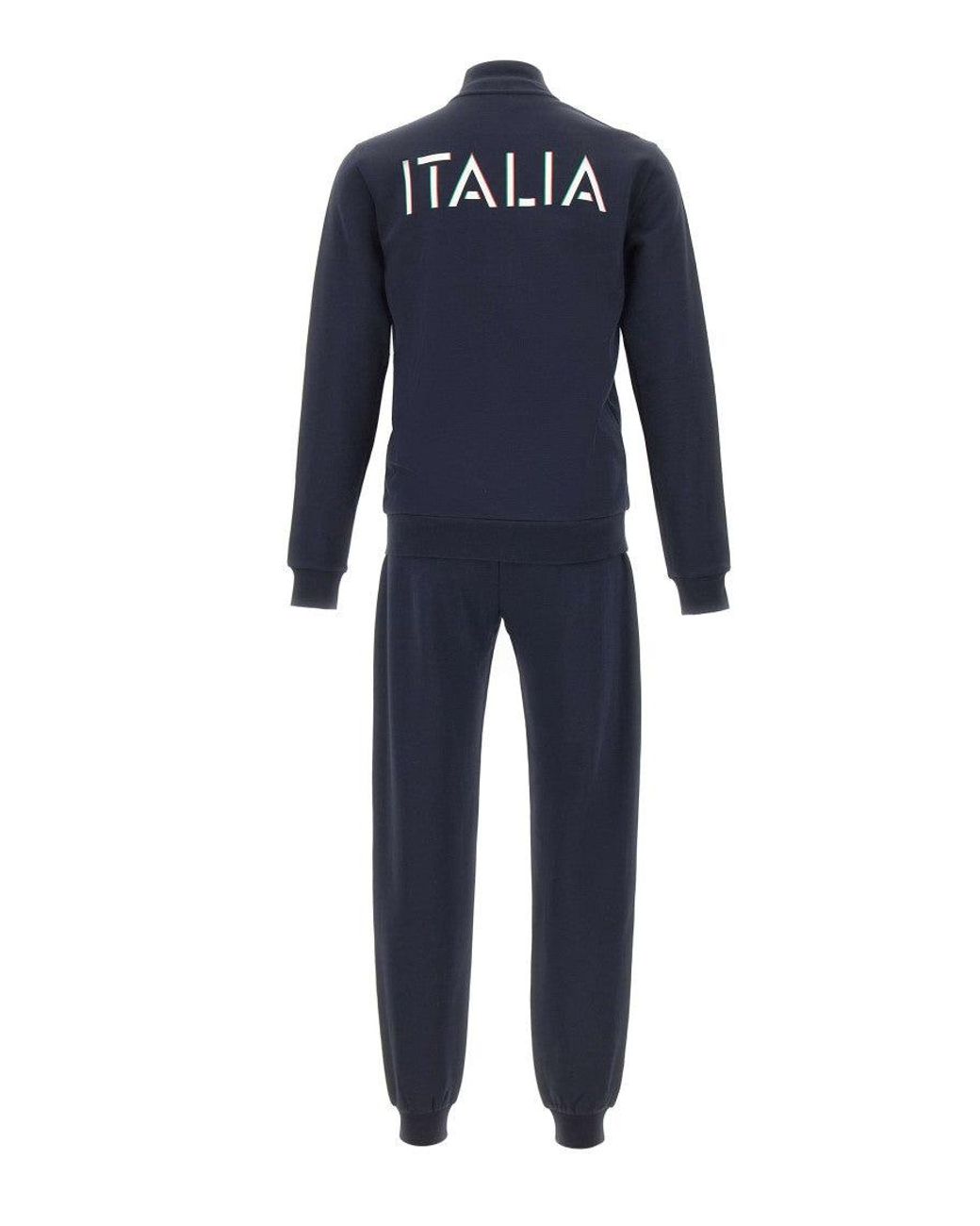 EA7 Blue Regular Tracksuit for men