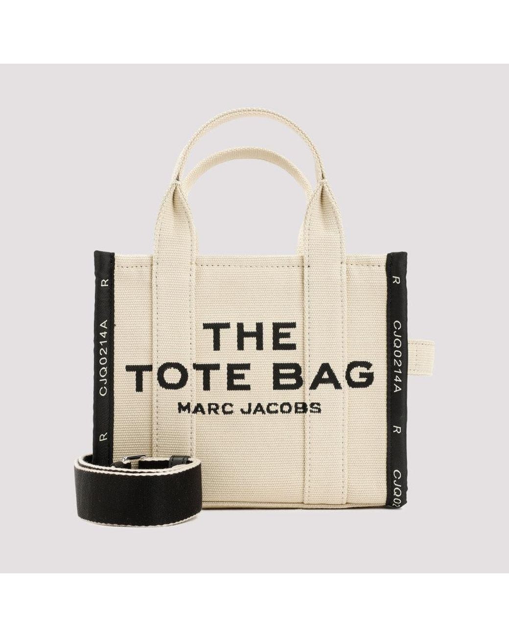 Marc Jacobs Natural The Jacquard Top Zip Small Tote