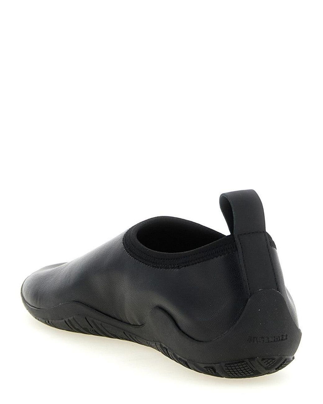 Jil Sander Black 'Elbe' Slippers
