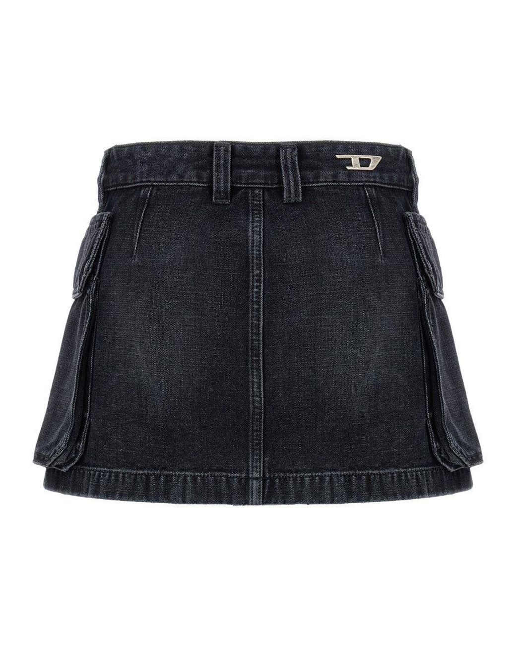 DIESEL Black De-Ton Skirt