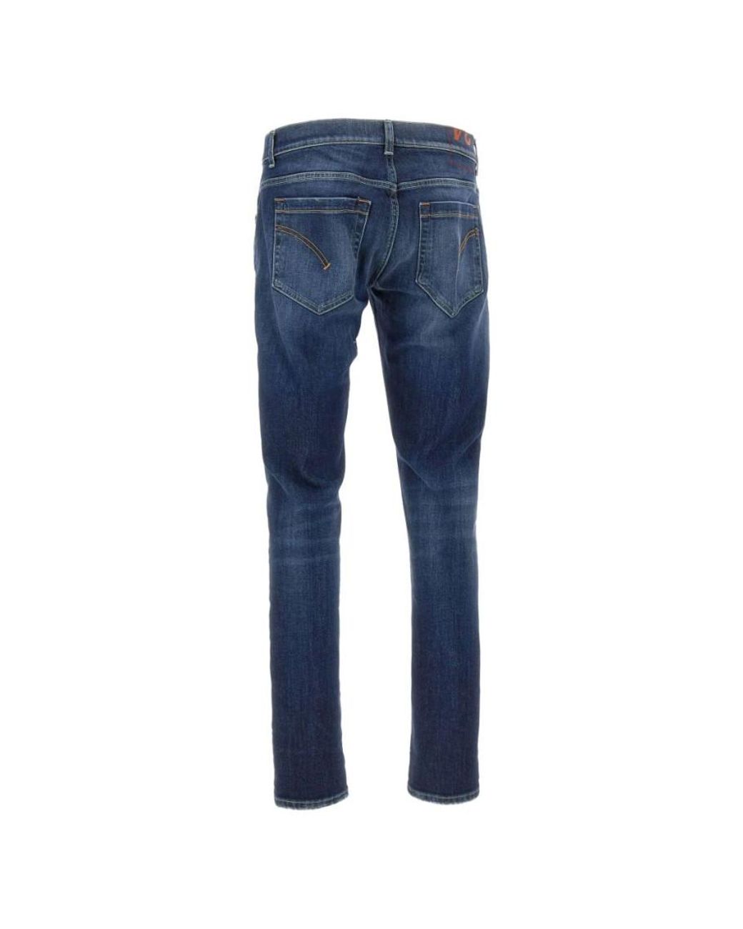 Dondup Blue Slim Solid Jeans for men