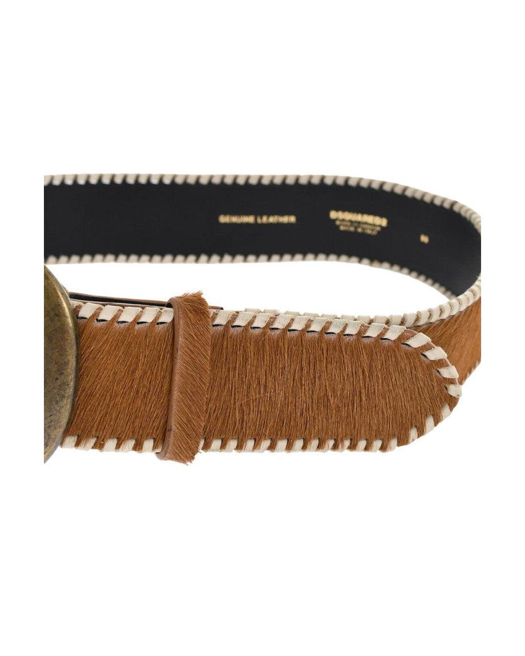 DSquared² Natural Logo Casual Belt