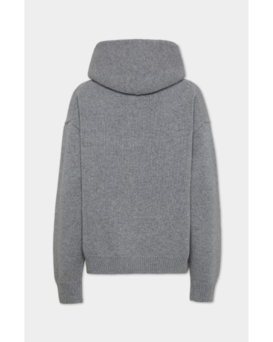 DSquared² Gray Wool Hoodie
