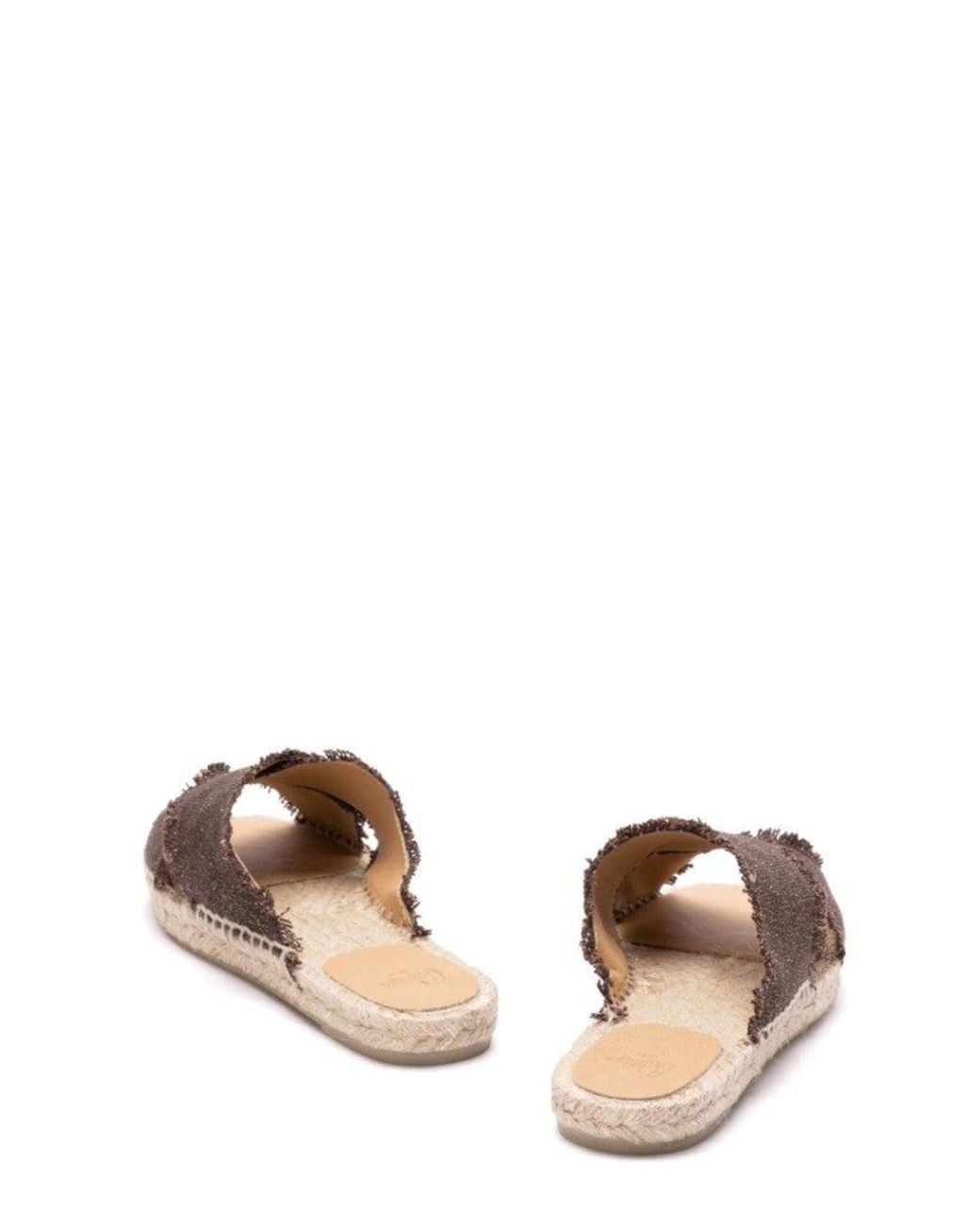 Castaner Brown Textured Palmera Espadrilles