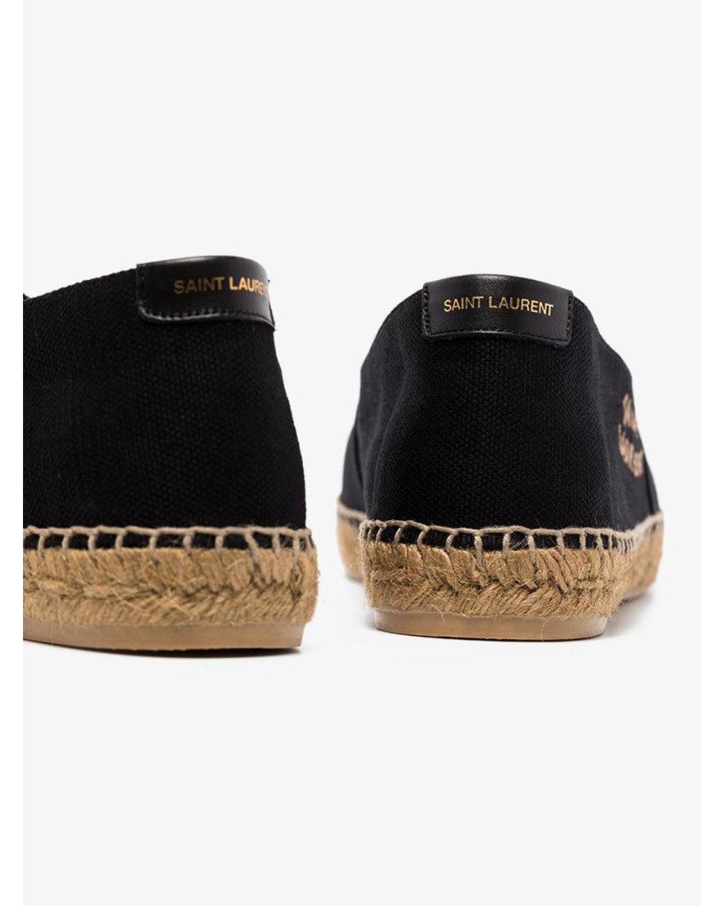 Saint Laurent Blue Signature Canvas Espadrilles for men
