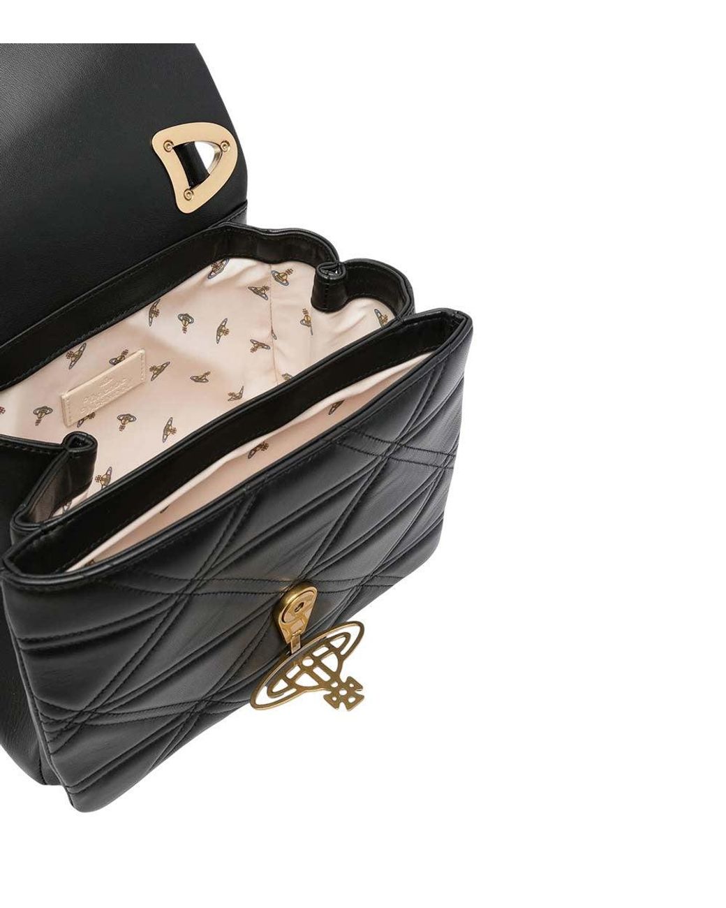 Vivienne Westwood Black Sibyl Small Satchel
